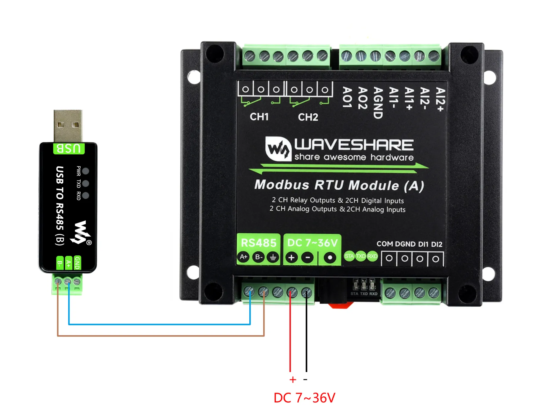  Modbus RTU Module (A) 基本功能